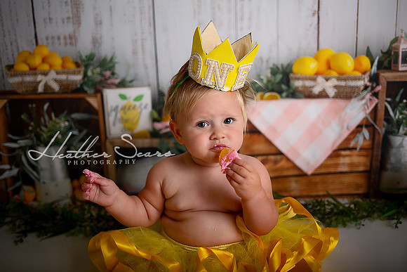 Kansas City Cake Smash Photographer - First Birthday Studio