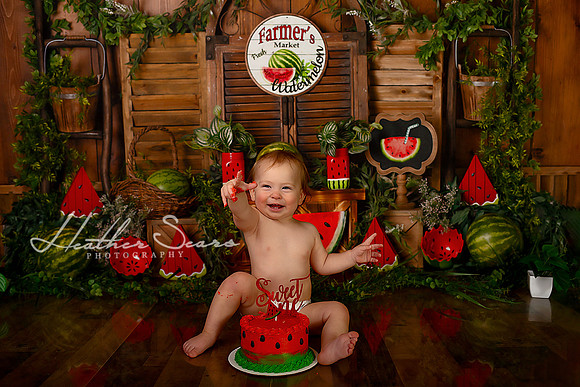 Kansas City Cake Smash Photographer - First Birthday Studio