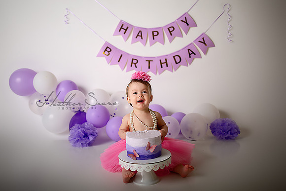 Kansas City Cake Smash Photographer - First Birthday Studio