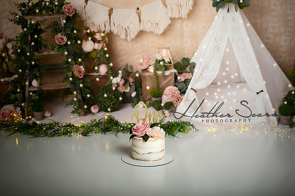 Kansas City Cake Smash Photographer - First Birthday Studio