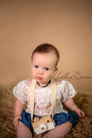 Kansas City Milestone Photographer | Osawatomie Studio Photo Session