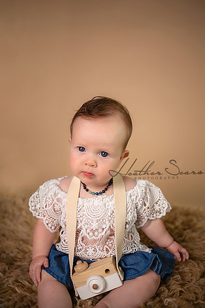 Kansas City Milestone Photographer | Osawatomie Studio Photo Session
