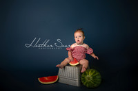 Kansas City Milestone Photographer | Osawatomie Studio Photo Session