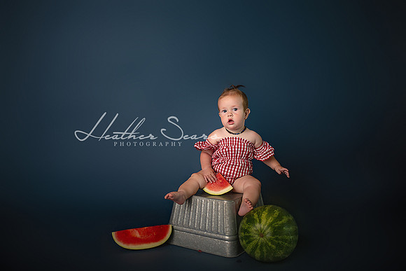 Kansas City Milestone Photographer | Osawatomie Studio Photo Session