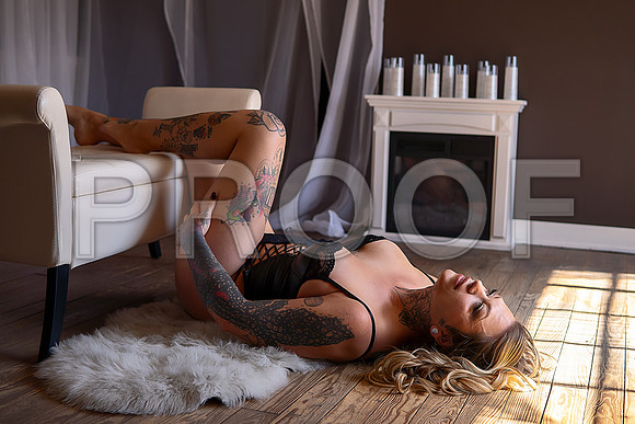 Kansas City Tattooed Boudoir Photography | Bold & Edgy Studio Sessions