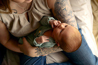 Kansas City Studio Lifestyle Newborn Photography | Natural & Timeless Newborn Portraits