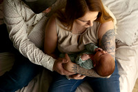 Kansas City Studio Lifestyle Newborn Photography | Natural & Timeless Newborn Portraits