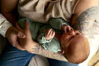 Kansas City Studio Lifestyle Newborn Photography | Natural & Timeless Newborn Portraits