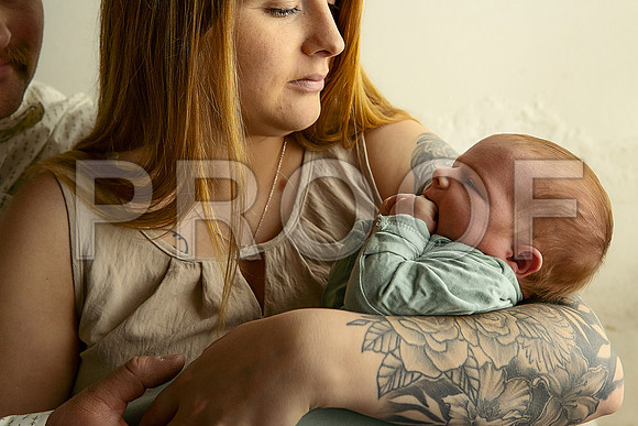 Kansas City Studio Lifestyle Newborn Photography | Natural & Timeless Newborn Portraits