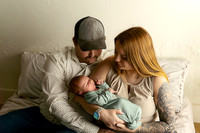Kansas City Studio Lifestyle Newborn Photography | Natural & Timeless Newborn Portraits