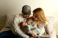 Kansas City Studio Lifestyle Newborn Photography | Natural & Timeless Newborn Portraits
