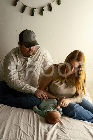 Kansas City Studio Lifestyle Newborn Photography | Natural & Timeless Newborn Portraits