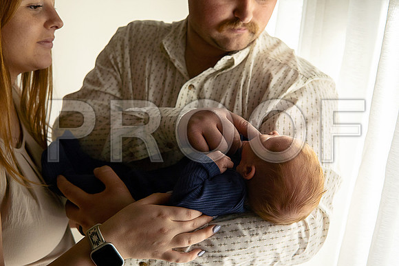 Kansas City Studio Lifestyle Newborn Photography | Natural & Timeless Newborn Portraits