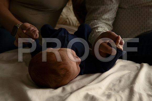 Kansas City Studio Lifestyle Newborn Photography | Natural & Timeless Newborn Portraits