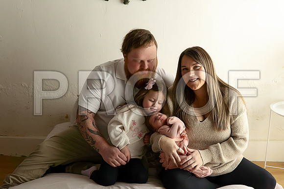 KC Newborn Photographer | Studio Lifestyle Newborn Photography