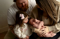 KC Newborn Photographer | Studio Lifestyle Newborn Photography