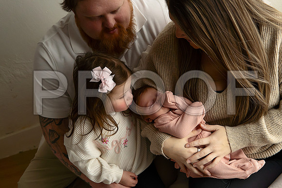 KC Newborn Photographer | Studio Lifestyle Newborn Photography