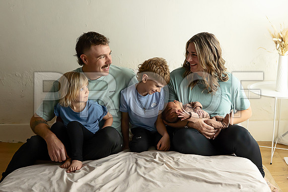 KC Newborn Photographer | Studio Lifestyle Newborn Photography