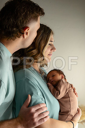 KC Newborn Photographer | Studio Lifestyle Newborn Photography