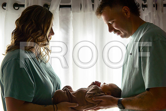 KC Newborn Photographer | Studio Lifestyle Newborn Photography
