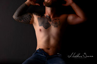 KC Male Boudoir Photographer | Bold & Modern Studio Portraits