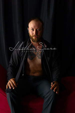 KC Male Boudoir Photographer | Bold & Modern Studio Portraits