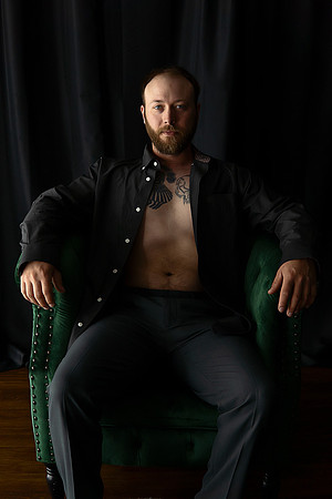 KC Male Boudoir Photographer | Bold & Modern Studio Portraits