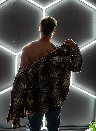 KC Male Boudoir Photographer | Bold & Modern Studio Portraits