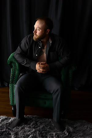 KC Male Boudoir Photographer | Bold & Modern Studio Portraits