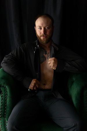 KC Male Boudoir Photographer | Bold & Modern Studio Portraits