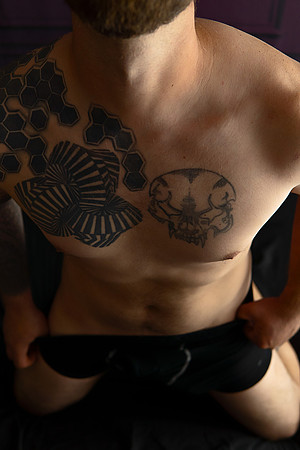 KC Male Boudoir Photographer | Bold & Modern Studio Portraits