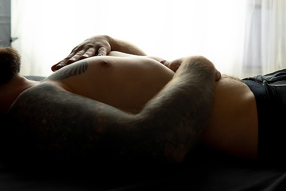 KC Male Boudoir Photographer | Bold & Modern Studio Portraits