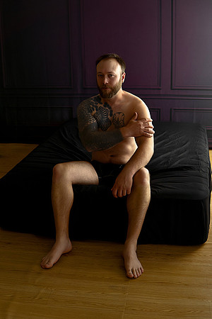 KC Male Boudoir Photographer | Bold & Modern Studio Portraits