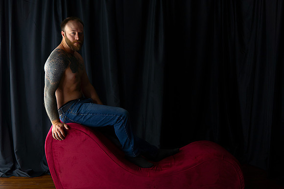 KC Male Boudoir Photographer | Bold & Modern Studio Portraits