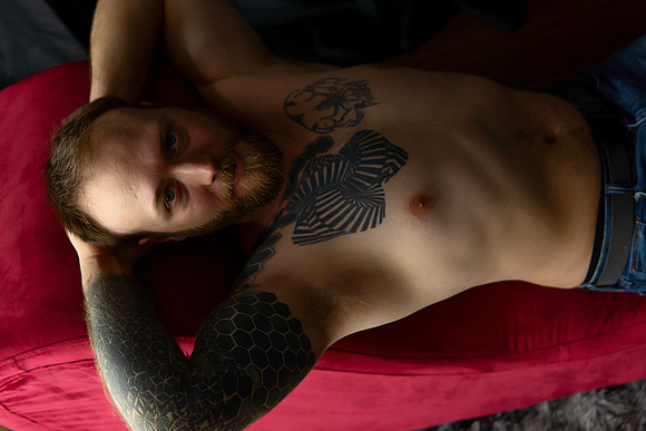 KC Male Boudoir Photographer | Bold & Modern Studio Portraits