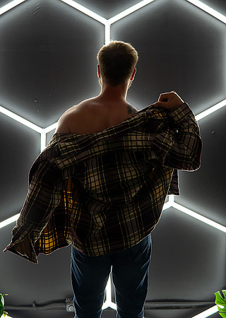 KC Male Boudoir Photographer | Bold & Modern Studio Portraits