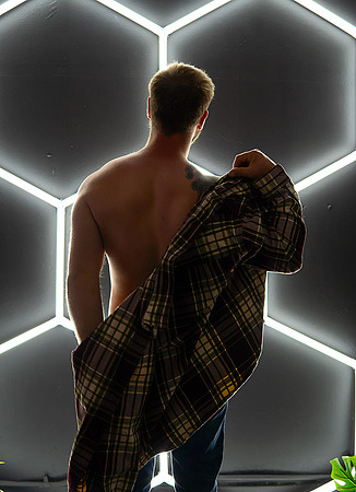 KC Male Boudoir Photographer | Bold & Modern Studio Portraits