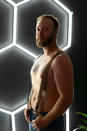 KC Male Boudoir Photographer | Bold & Modern Studio Portraits