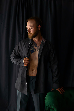 KC Male Boudoir Photographer | Bold & Modern Studio Portraits