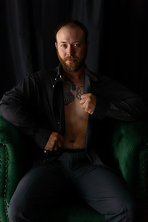 KC Male Boudoir Photographer | Bold & Modern Studio Portraits