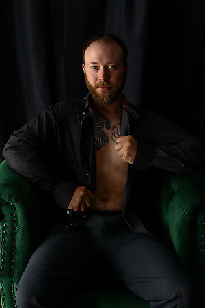 KC Male Boudoir Photographer | Bold & Modern Studio Portraits