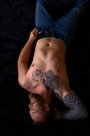 KC Male Boudoir Photographer | Bold & Modern Studio Portraits
