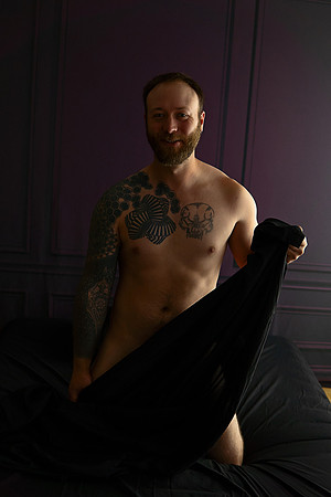 KC Male Boudoir Photographer | Bold & Modern Studio Portraits