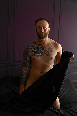 KC Male Boudoir Photographer | Bold & Modern Studio Portraits