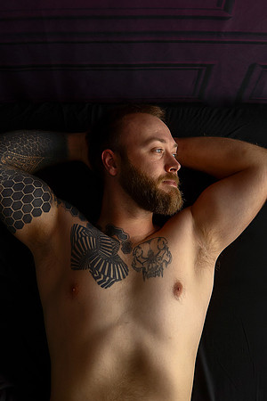 KC Male Boudoir Photographer | Bold & Modern Studio Portraits