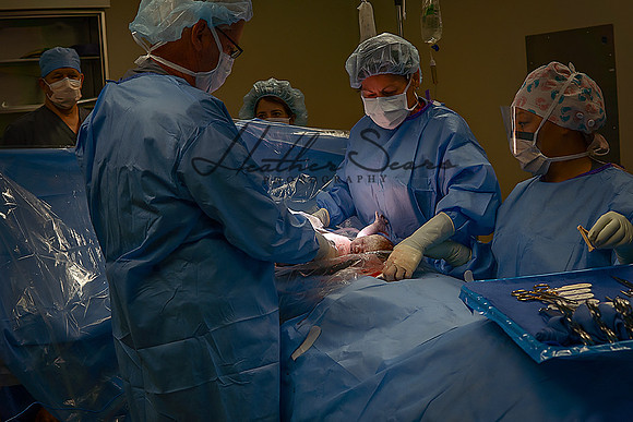Hospital Birth Photography KC | C-Section Delivery Coverage