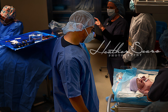 Hospital Birth Photography KC | C-Section Delivery Coverage