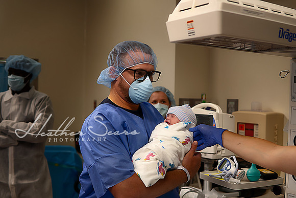 Hospital Birth Photography KC | C-Section Delivery Coverage