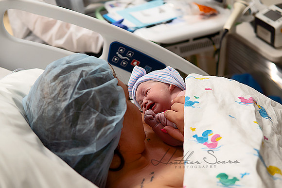 Hospital Birth Photography KC | C-Section Delivery Coverage