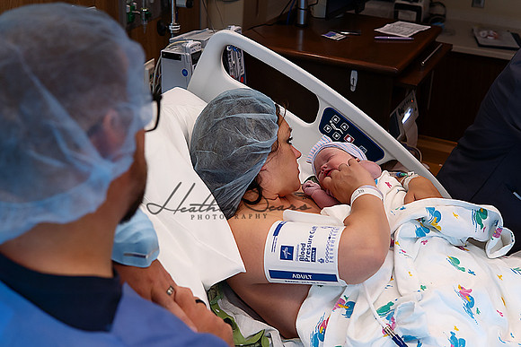 Hospital Birth Photography KC | C-Section Delivery Coverage